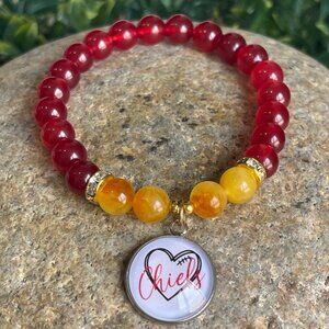 Kansas City Chiefs Charm Bracelet 07